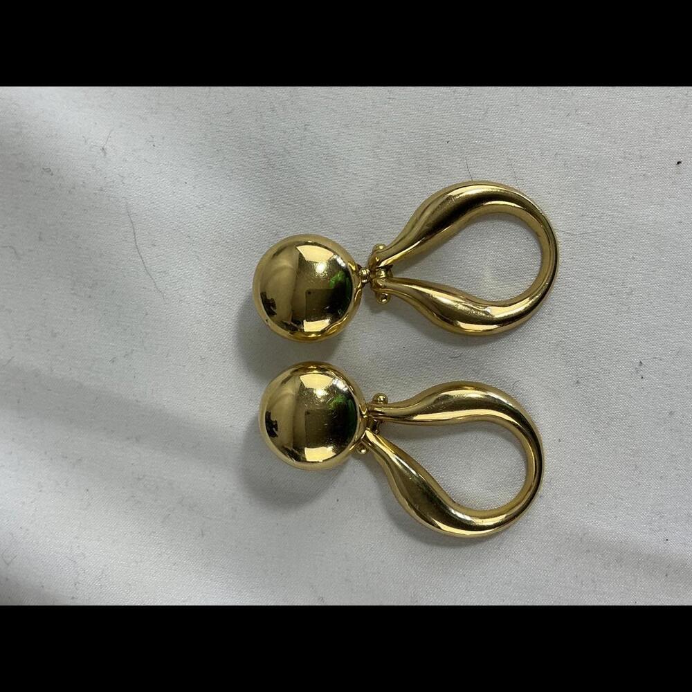 14k Bold Gold Stylish  Statement Earrings